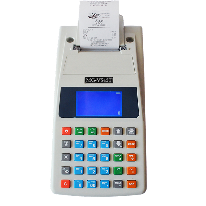 Кассовый аппарат MG-V545T / V545T.02 с КСЕФ